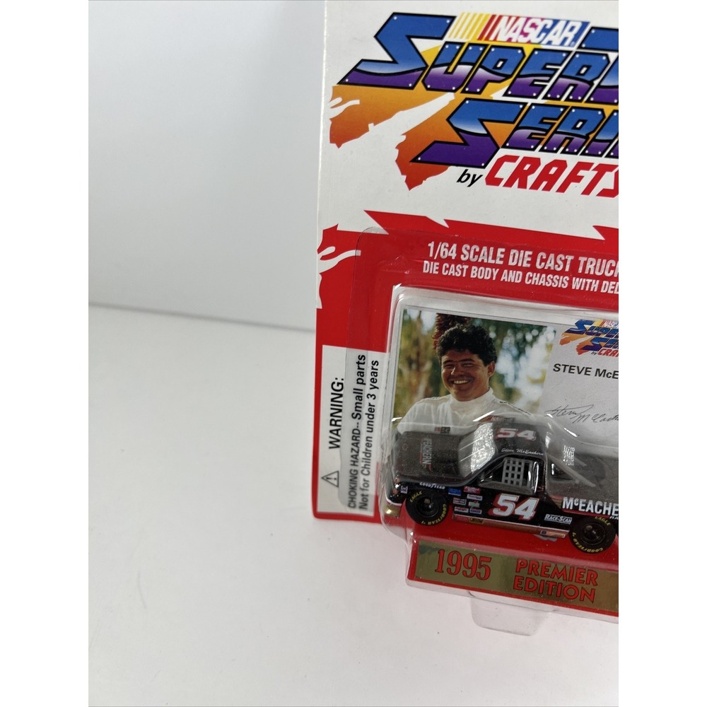 Nascar #54 Steve McEachren Super Truck Series by Craftsman 1995 Premier Ed. (1) - Picture 3 of 4
